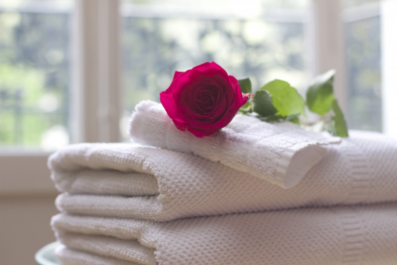 chambre-hote-COTIGNAC-min_towel_rose_clean_care_salon_spa_white_bath-731641